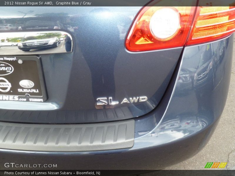 Graphite Blue / Gray 2012 Nissan Rogue SV AWD