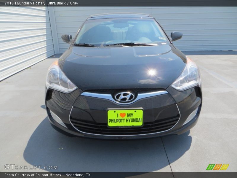 Ultra Black / Gray 2013 Hyundai Veloster