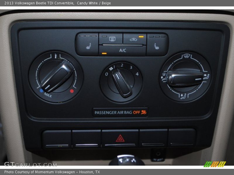 Candy White / Beige 2013 Volkswagen Beetle TDI Convertible
