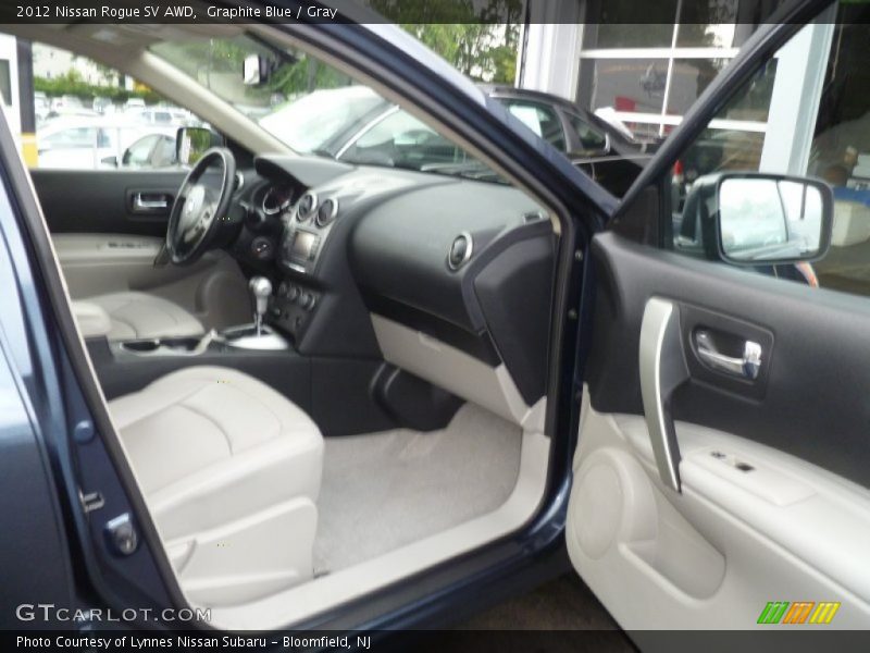 Graphite Blue / Gray 2012 Nissan Rogue SV AWD