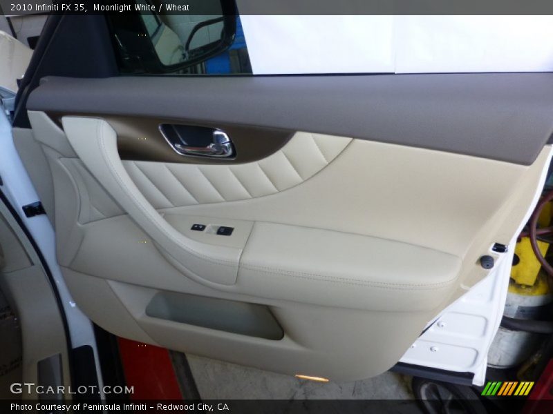 Moonlight White / Wheat 2010 Infiniti FX 35