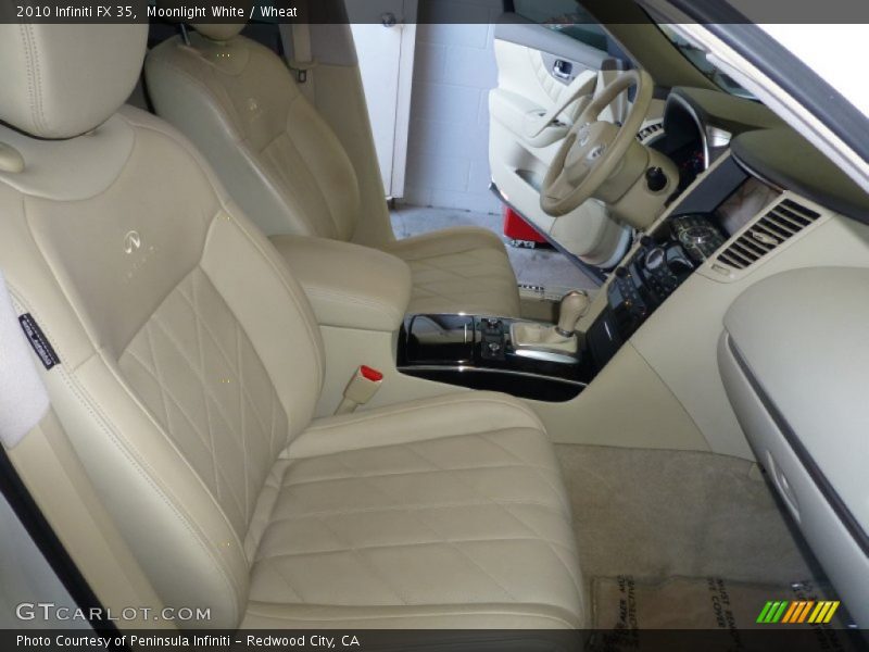 Moonlight White / Wheat 2010 Infiniti FX 35