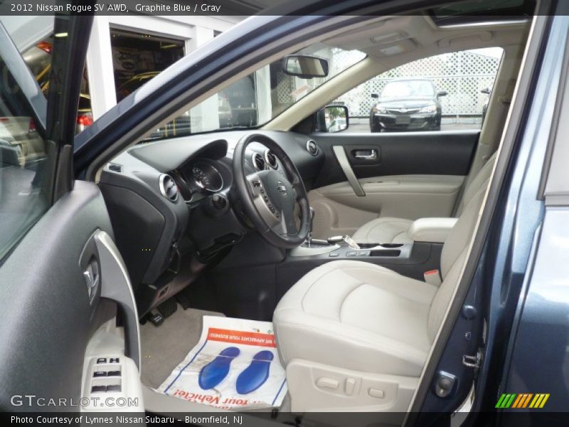 Graphite Blue / Gray 2012 Nissan Rogue SV AWD