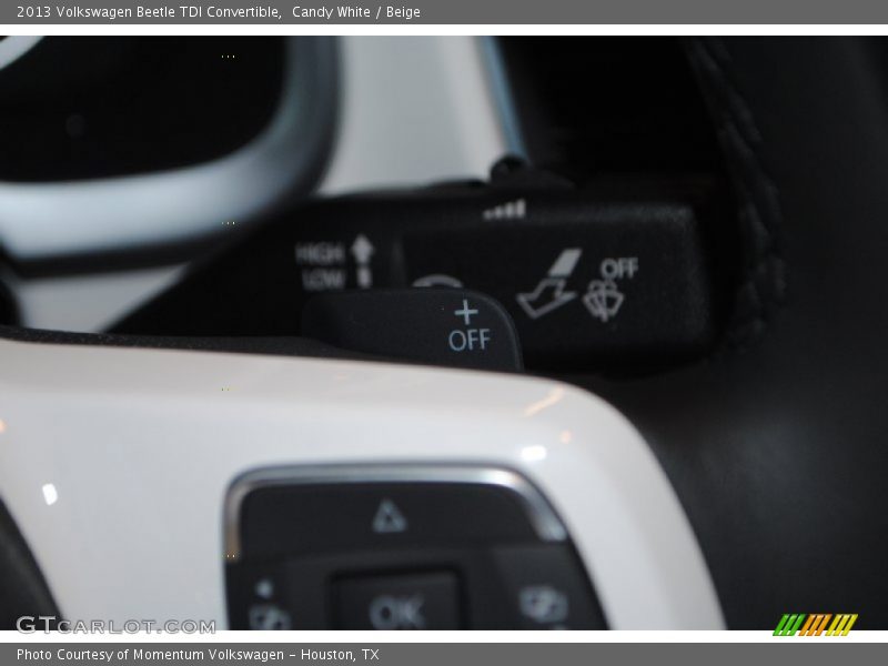 Candy White / Beige 2013 Volkswagen Beetle TDI Convertible