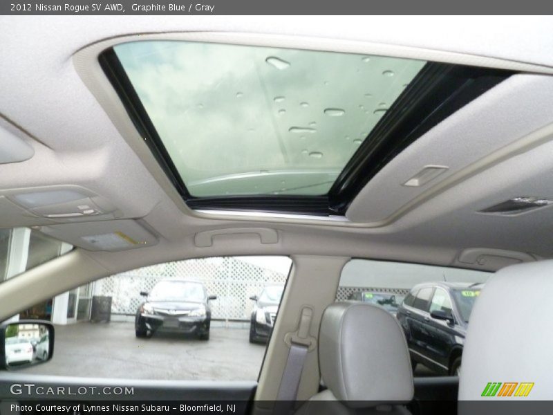 Graphite Blue / Gray 2012 Nissan Rogue SV AWD