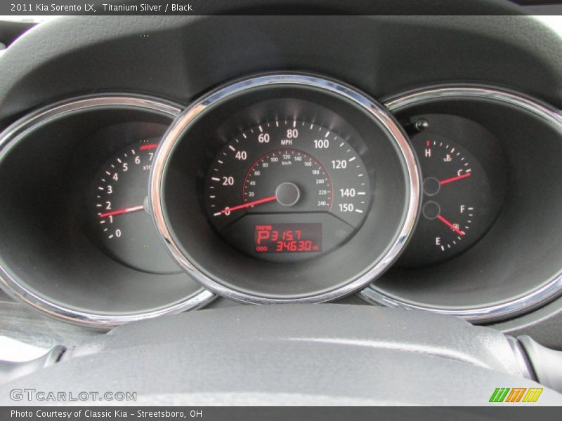  2011 Sorento LX LX Gauges