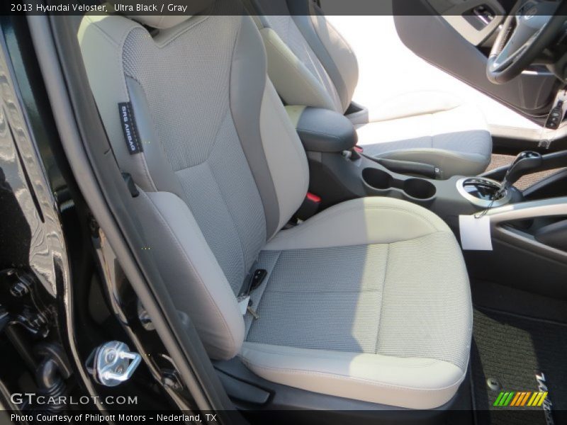 Ultra Black / Gray 2013 Hyundai Veloster
