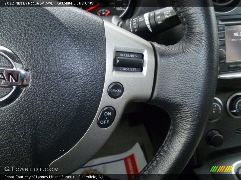 Graphite Blue / Gray 2012 Nissan Rogue SV AWD