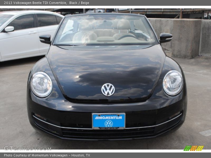 Black / Beige 2013 Volkswagen Beetle TDI Convertible