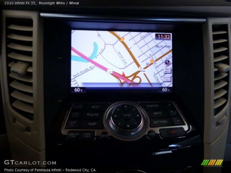 Moonlight White / Wheat 2010 Infiniti FX 35