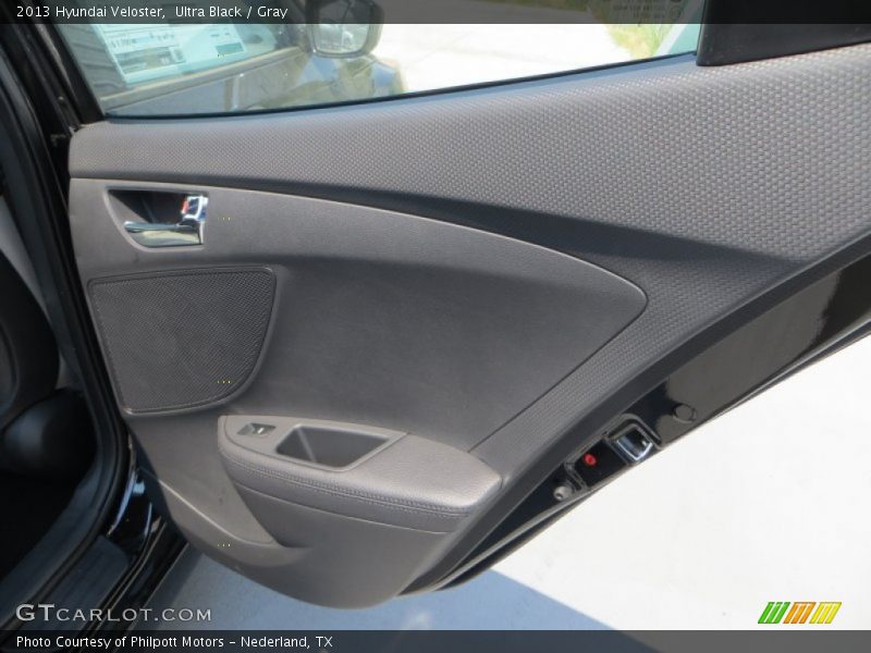 Ultra Black / Gray 2013 Hyundai Veloster