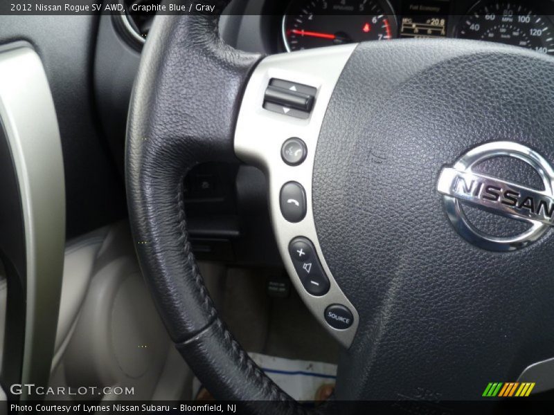 Graphite Blue / Gray 2012 Nissan Rogue SV AWD