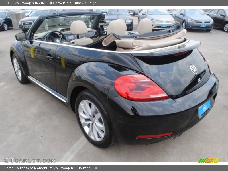 Black / Beige 2013 Volkswagen Beetle TDI Convertible