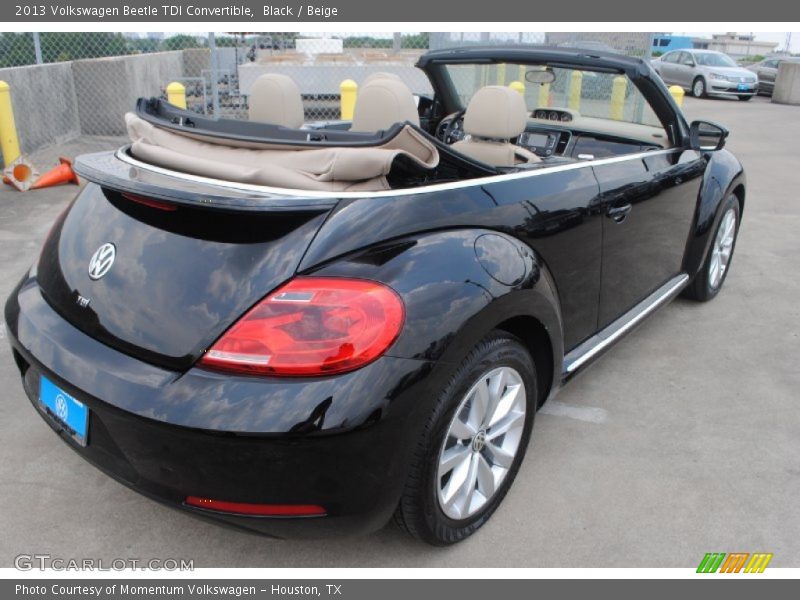 Black / Beige 2013 Volkswagen Beetle TDI Convertible