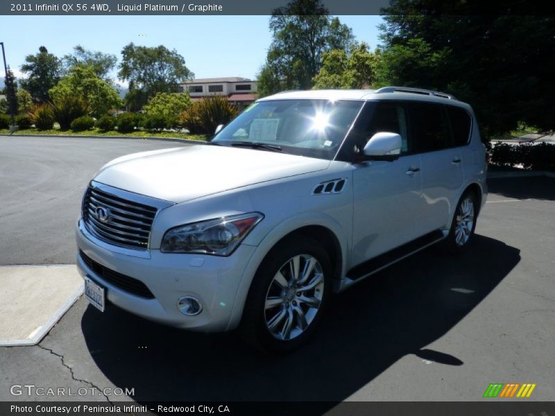 Liquid Platinum / Graphite 2011 Infiniti QX 56 4WD