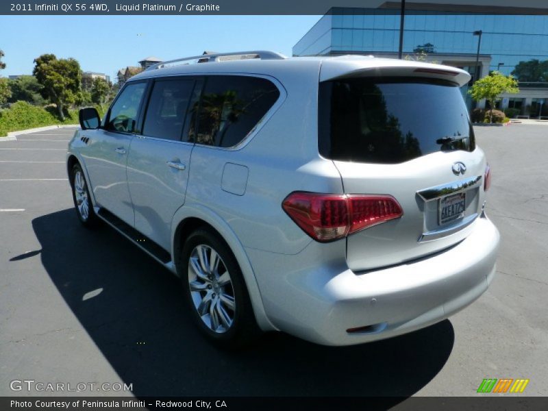 Liquid Platinum / Graphite 2011 Infiniti QX 56 4WD