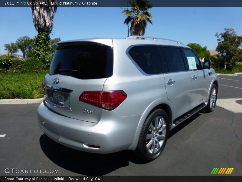 Liquid Platinum / Graphite 2011 Infiniti QX 56 4WD