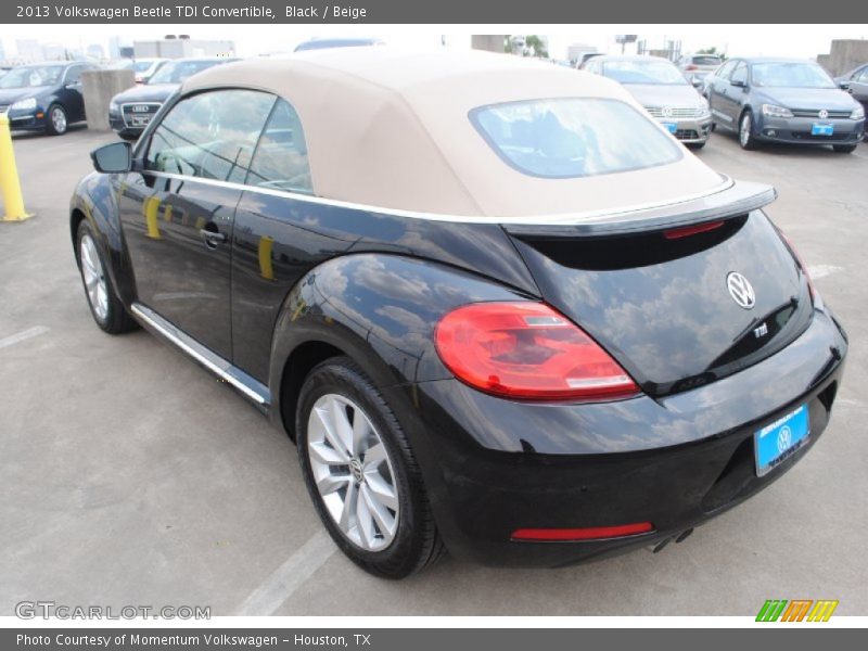 Black / Beige 2013 Volkswagen Beetle TDI Convertible
