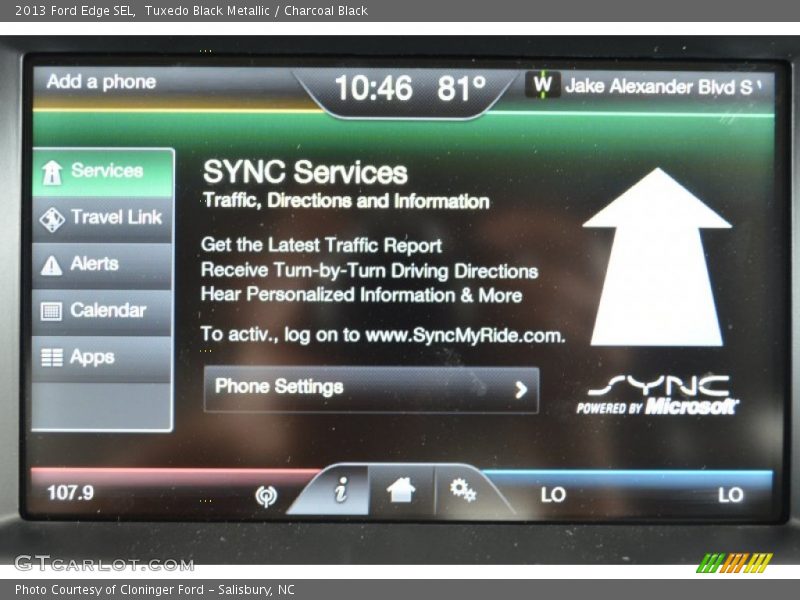 Tuxedo Black Metallic / Charcoal Black 2013 Ford Edge SEL