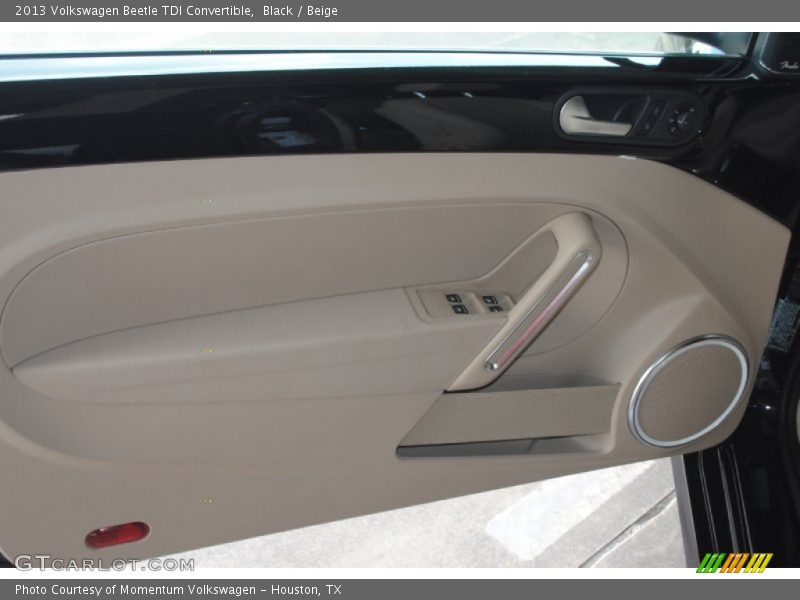Black / Beige 2013 Volkswagen Beetle TDI Convertible