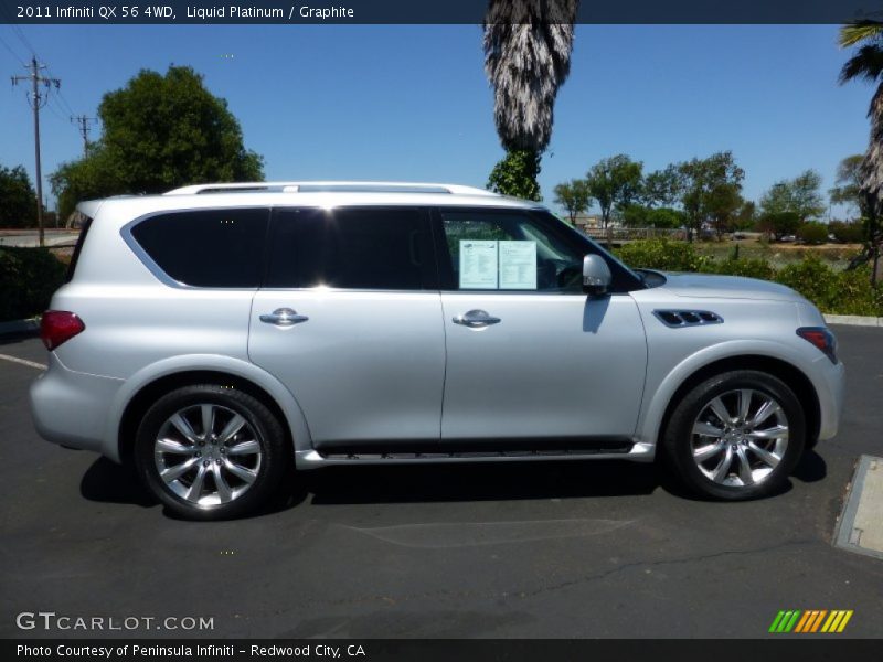Liquid Platinum / Graphite 2011 Infiniti QX 56 4WD