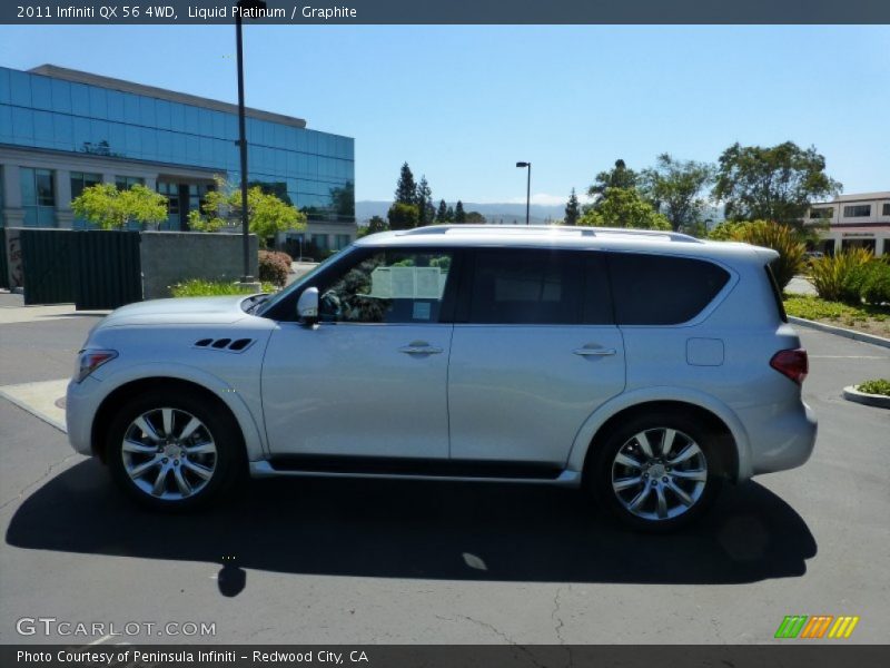 Liquid Platinum / Graphite 2011 Infiniti QX 56 4WD