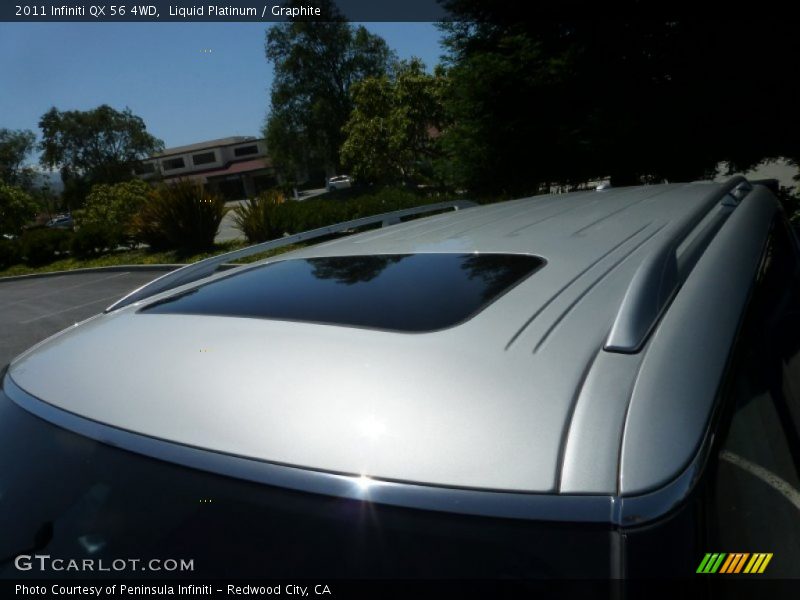 Liquid Platinum / Graphite 2011 Infiniti QX 56 4WD