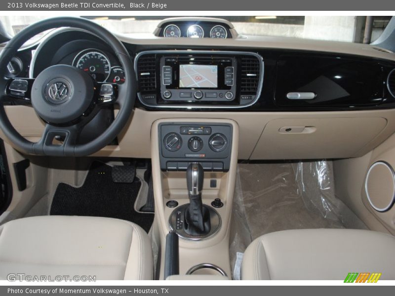 Black / Beige 2013 Volkswagen Beetle TDI Convertible