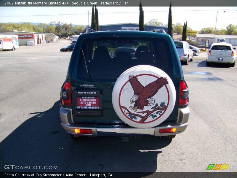 Sequoia Green Pearlescent / Tan 2002 Mitsubishi Montero Limited 4x4