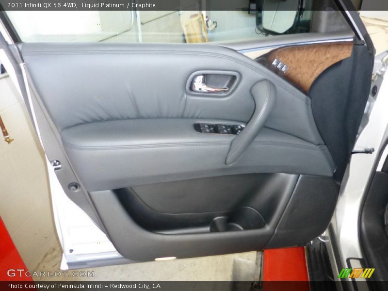 Liquid Platinum / Graphite 2011 Infiniti QX 56 4WD