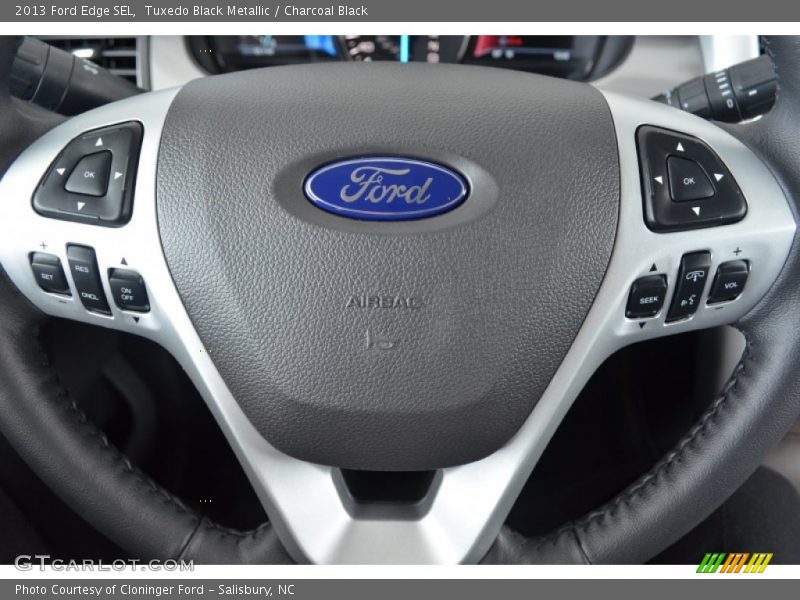 Tuxedo Black Metallic / Charcoal Black 2013 Ford Edge SEL