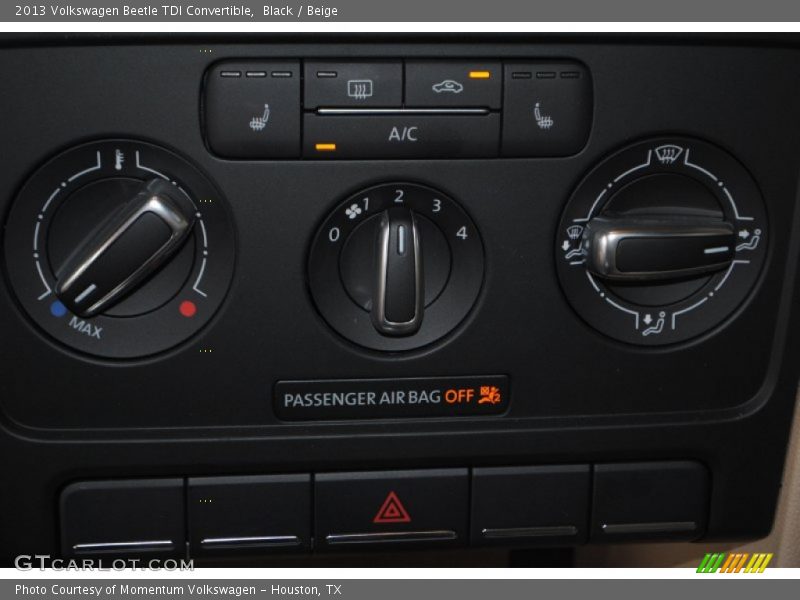 Black / Beige 2013 Volkswagen Beetle TDI Convertible