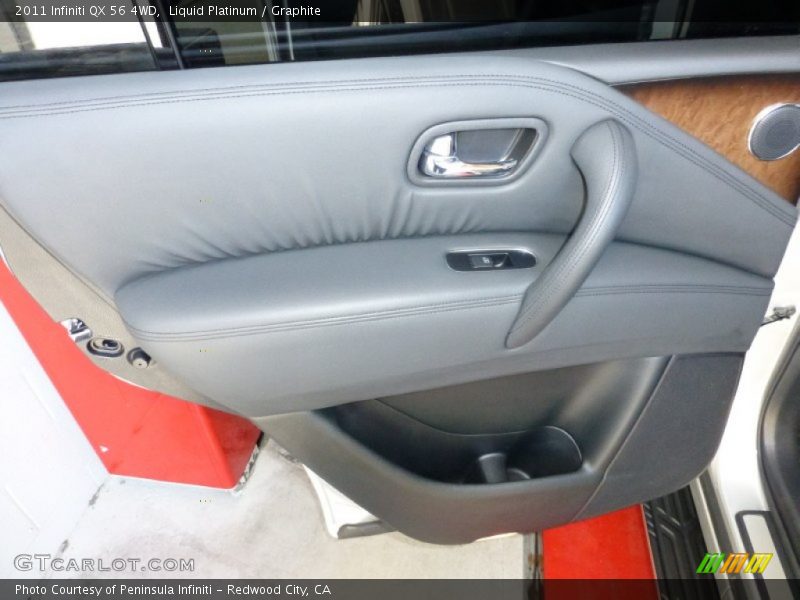 Liquid Platinum / Graphite 2011 Infiniti QX 56 4WD