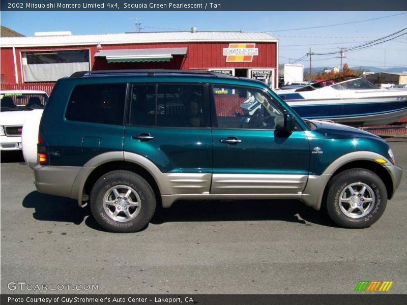 Sequoia Green Pearlescent / Tan 2002 Mitsubishi Montero Limited 4x4