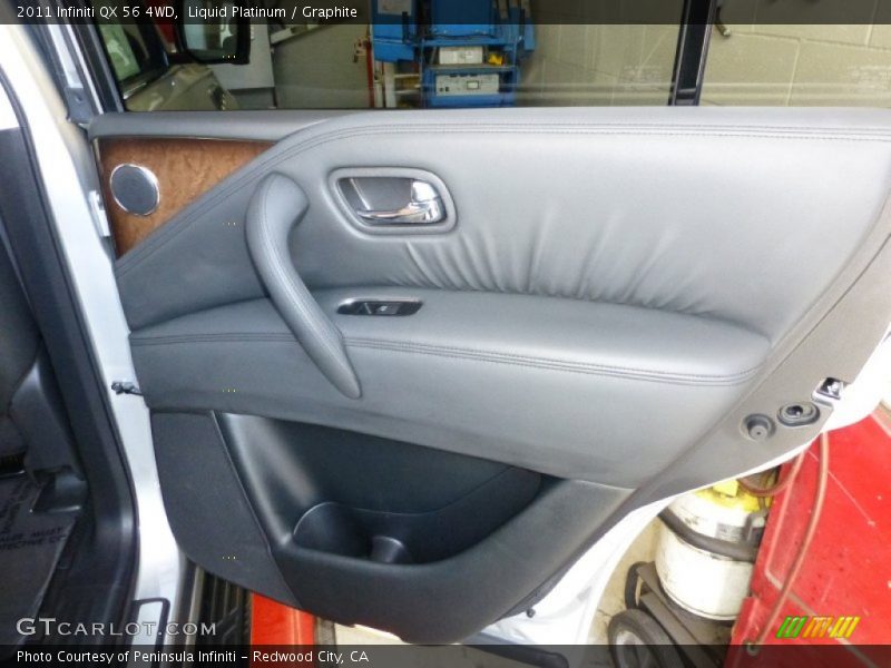 Liquid Platinum / Graphite 2011 Infiniti QX 56 4WD