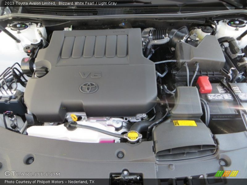 Blizzard White Pearl / Light Gray 2013 Toyota Avalon Limited