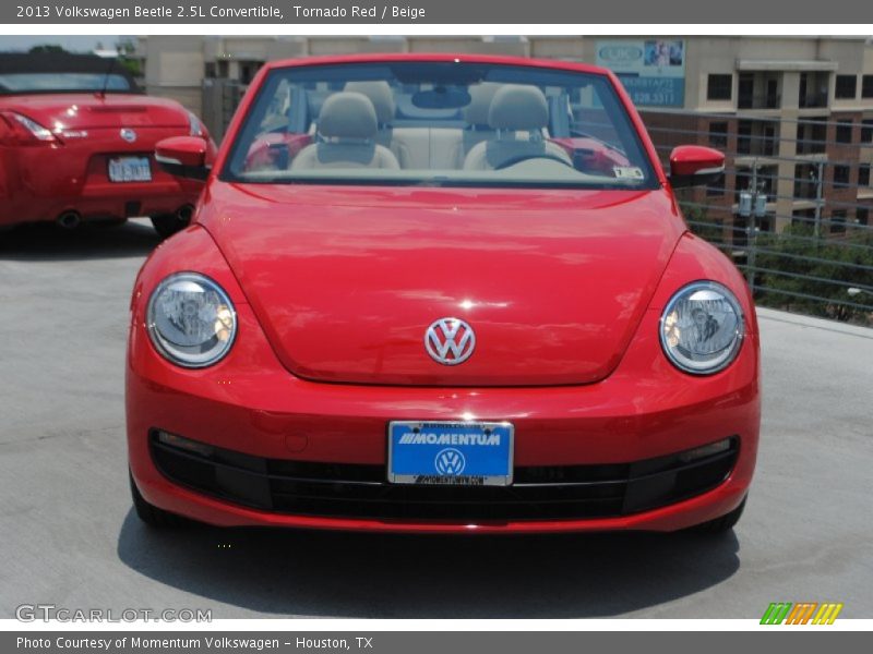 Tornado Red / Beige 2013 Volkswagen Beetle 2.5L Convertible