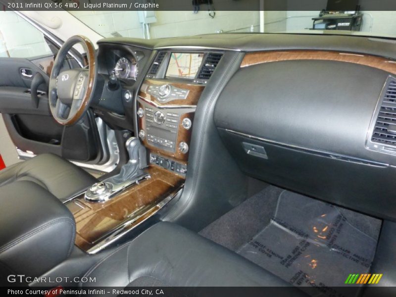 Liquid Platinum / Graphite 2011 Infiniti QX 56 4WD