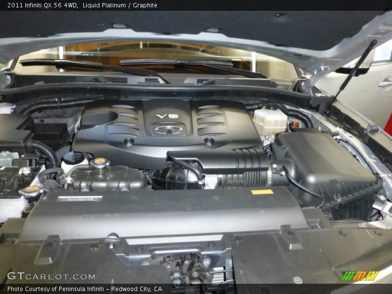 Liquid Platinum / Graphite 2011 Infiniti QX 56 4WD