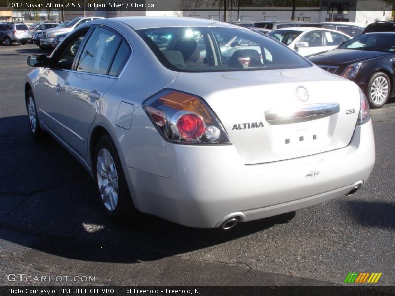 Brilliant Silver / Charcoal 2012 Nissan Altima 2.5 S