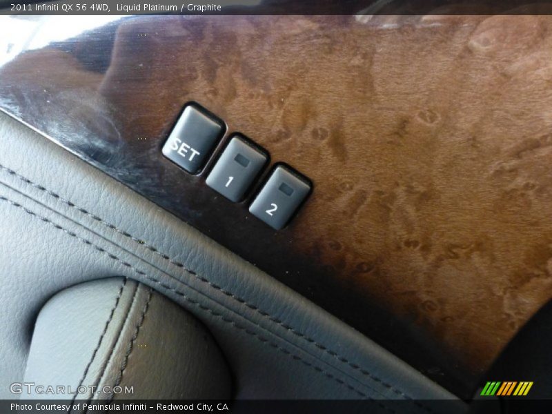 Liquid Platinum / Graphite 2011 Infiniti QX 56 4WD