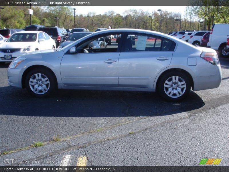 Brilliant Silver / Charcoal 2012 Nissan Altima 2.5 S