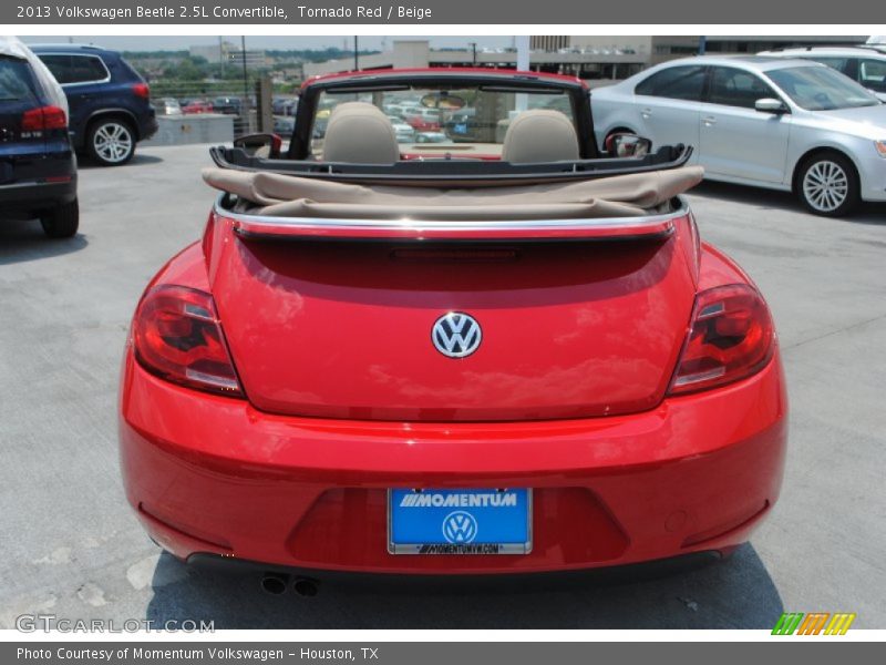 Tornado Red / Beige 2013 Volkswagen Beetle 2.5L Convertible