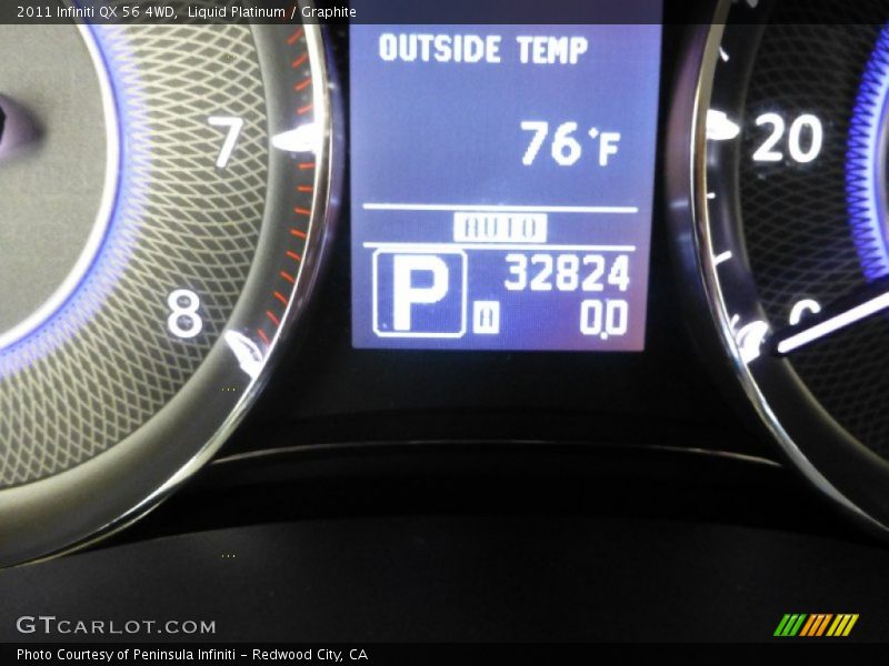Liquid Platinum / Graphite 2011 Infiniti QX 56 4WD