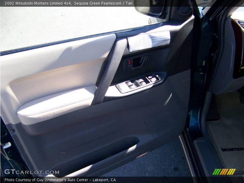 Sequoia Green Pearlescent / Tan 2002 Mitsubishi Montero Limited 4x4