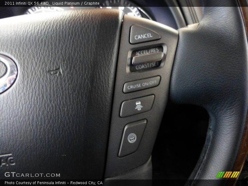 Liquid Platinum / Graphite 2011 Infiniti QX 56 4WD