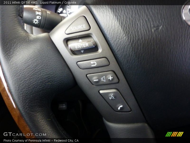 Liquid Platinum / Graphite 2011 Infiniti QX 56 4WD