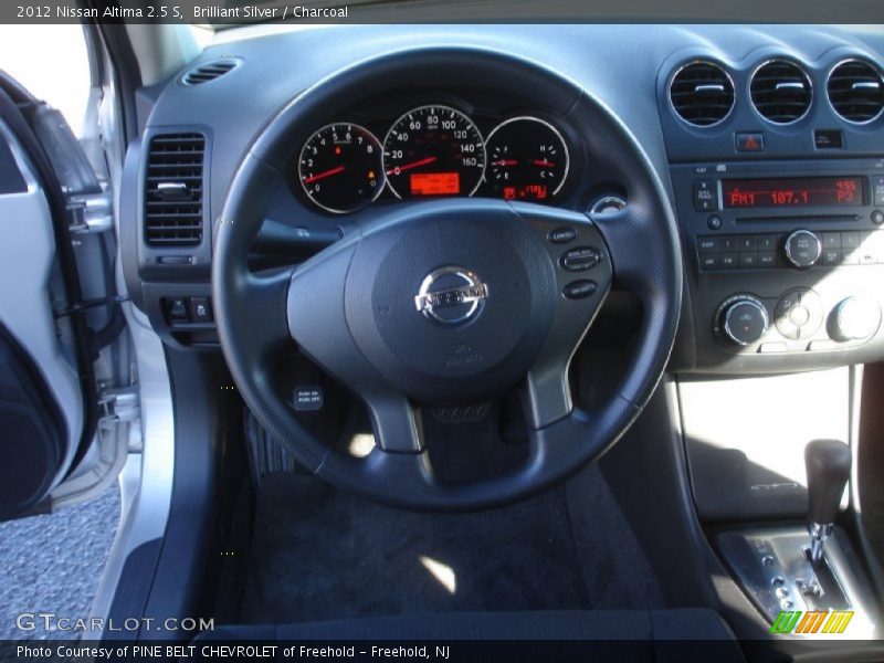 Brilliant Silver / Charcoal 2012 Nissan Altima 2.5 S