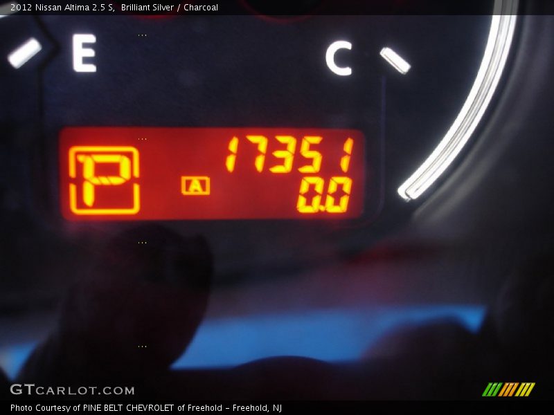 Brilliant Silver / Charcoal 2012 Nissan Altima 2.5 S