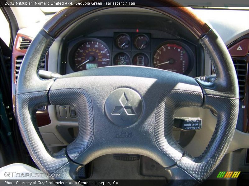 Sequoia Green Pearlescent / Tan 2002 Mitsubishi Montero Limited 4x4